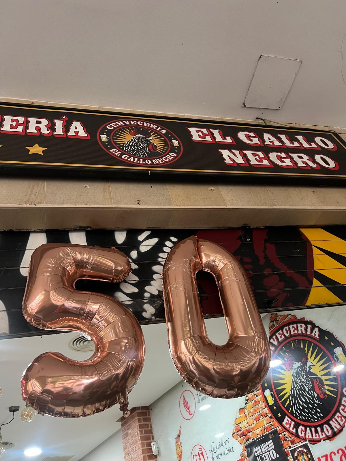 Espacio para cumpleaños en El Gallo Negro